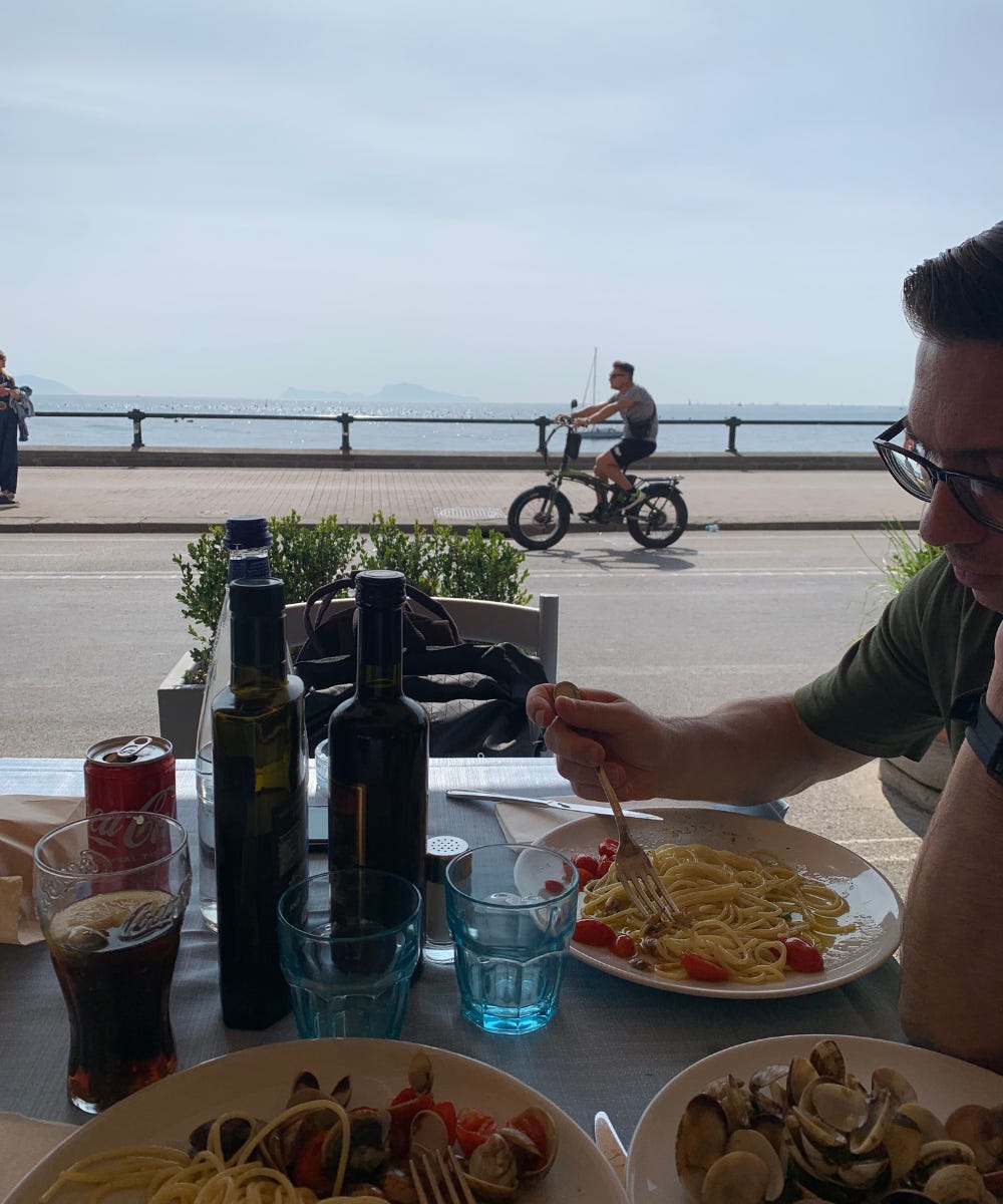 Lunch at lungomare caracciolo