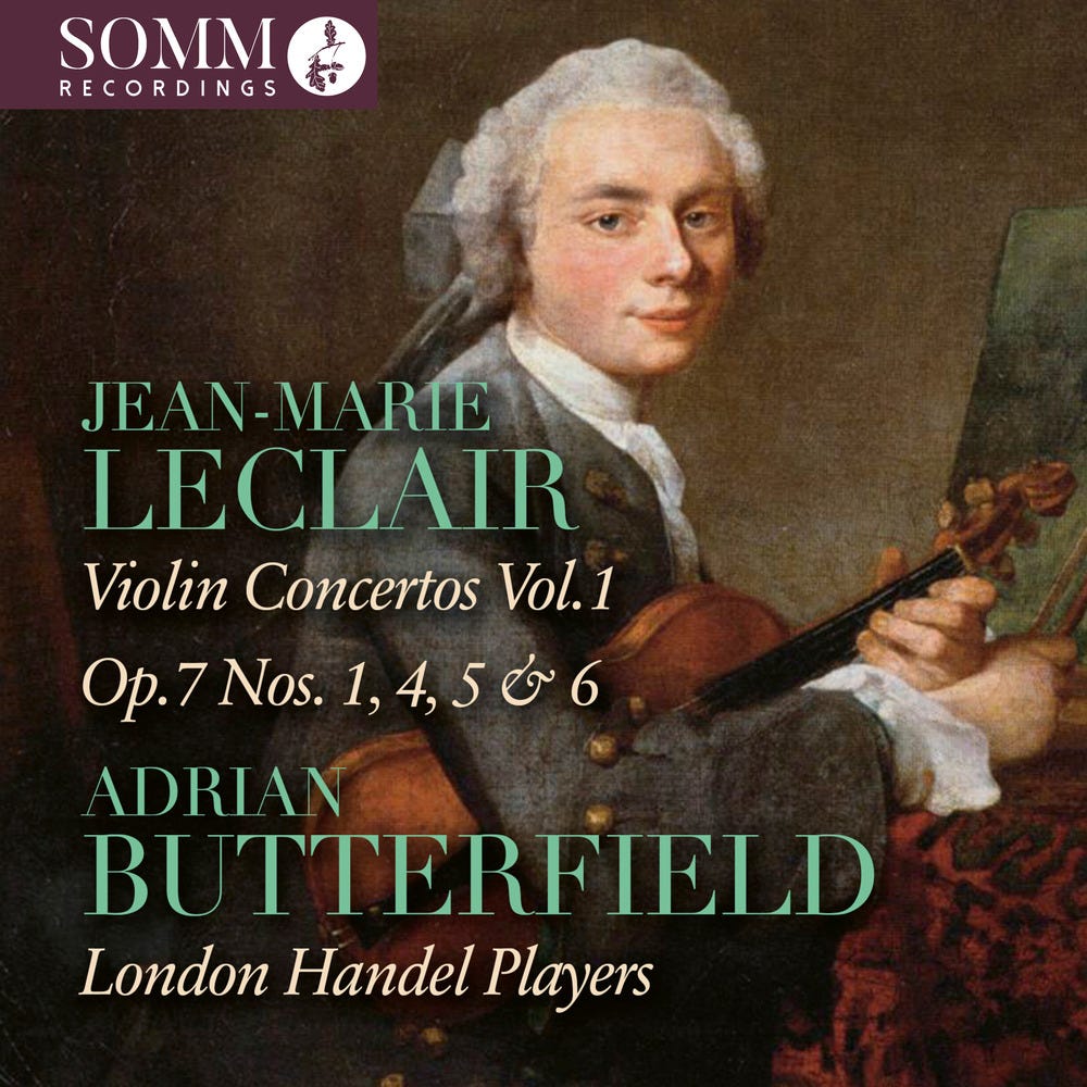 Adrian Butterfield; London Handel Players, Leclair: Violin Concertos, Vol.  1 in High-Resolution Audio - ProStudioMasters