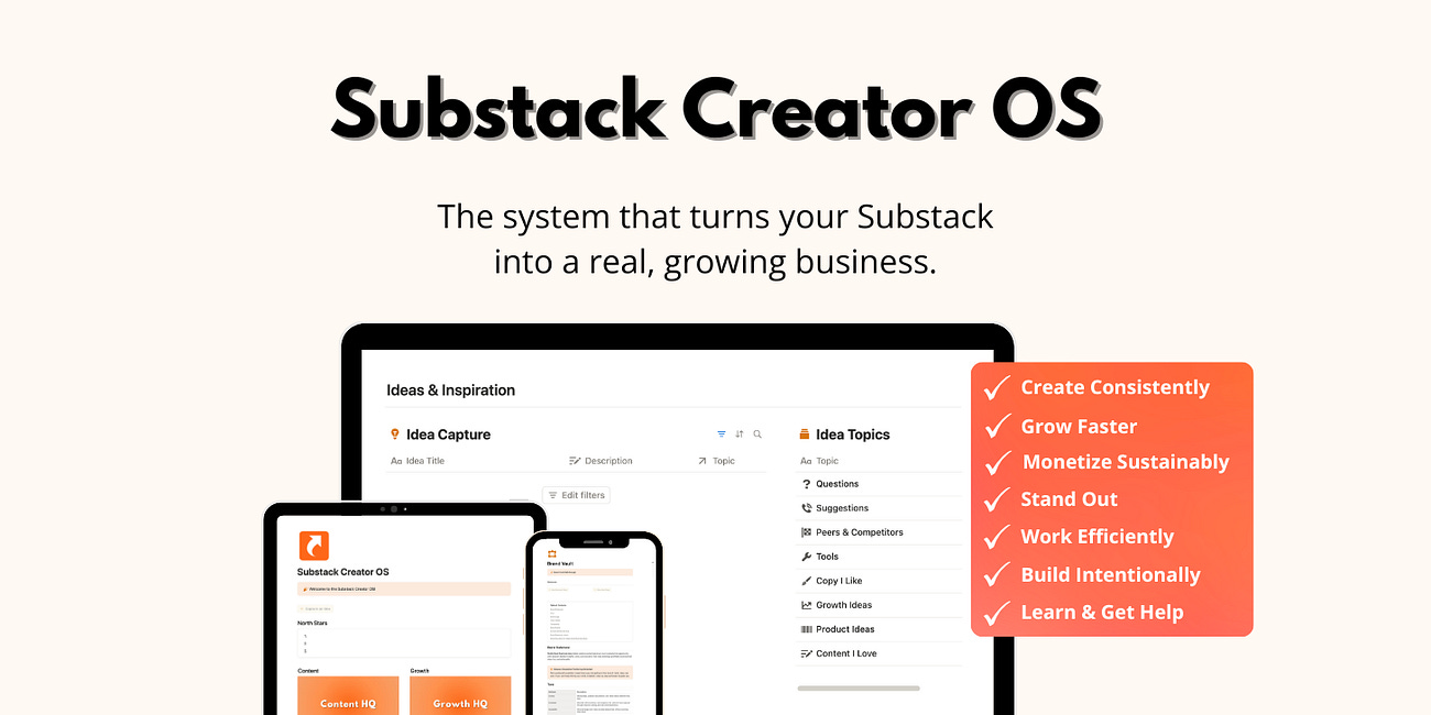 The Ultimate Workspace for Ambitious Substack Creators Who Are Ready to Level Up