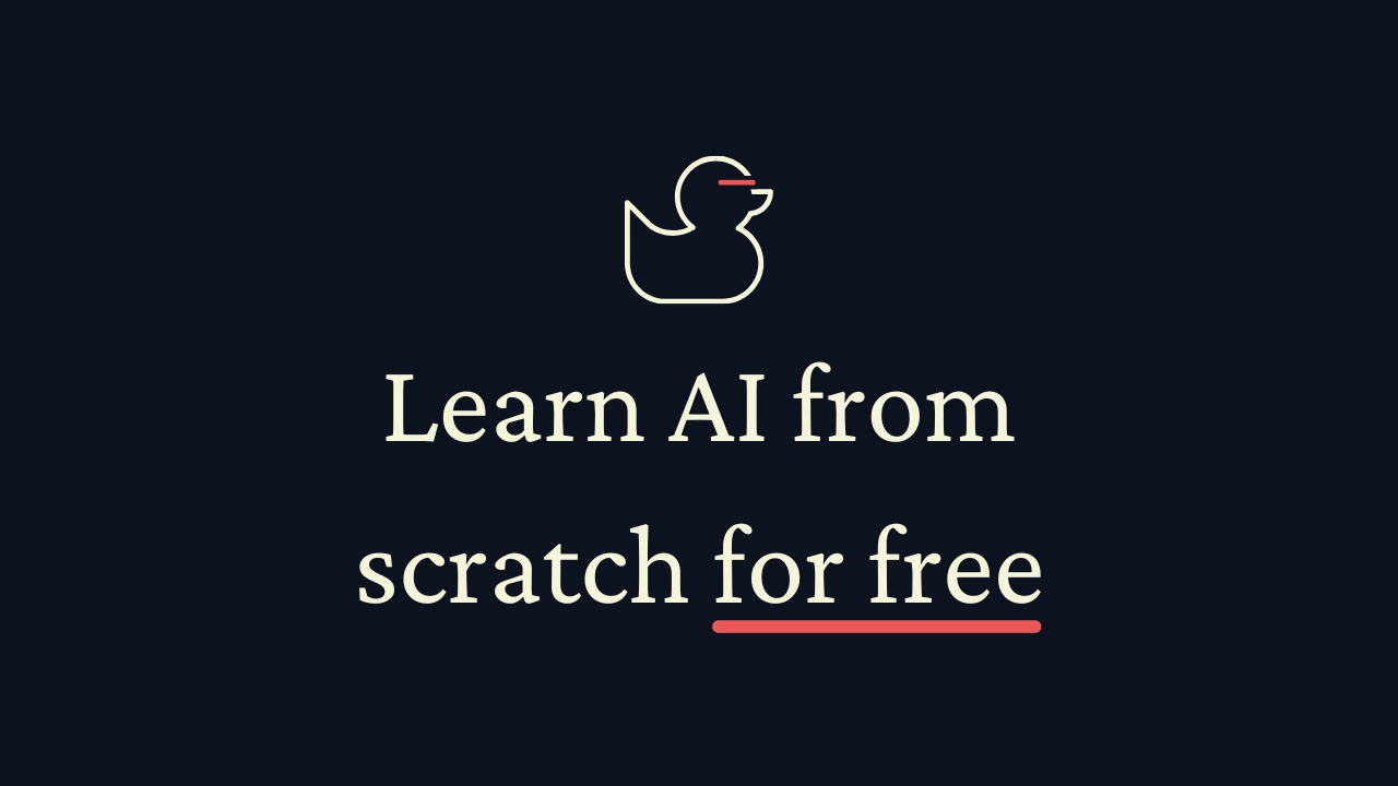 How to Learn AI from Scratch for Free - by Logan Thorneloe