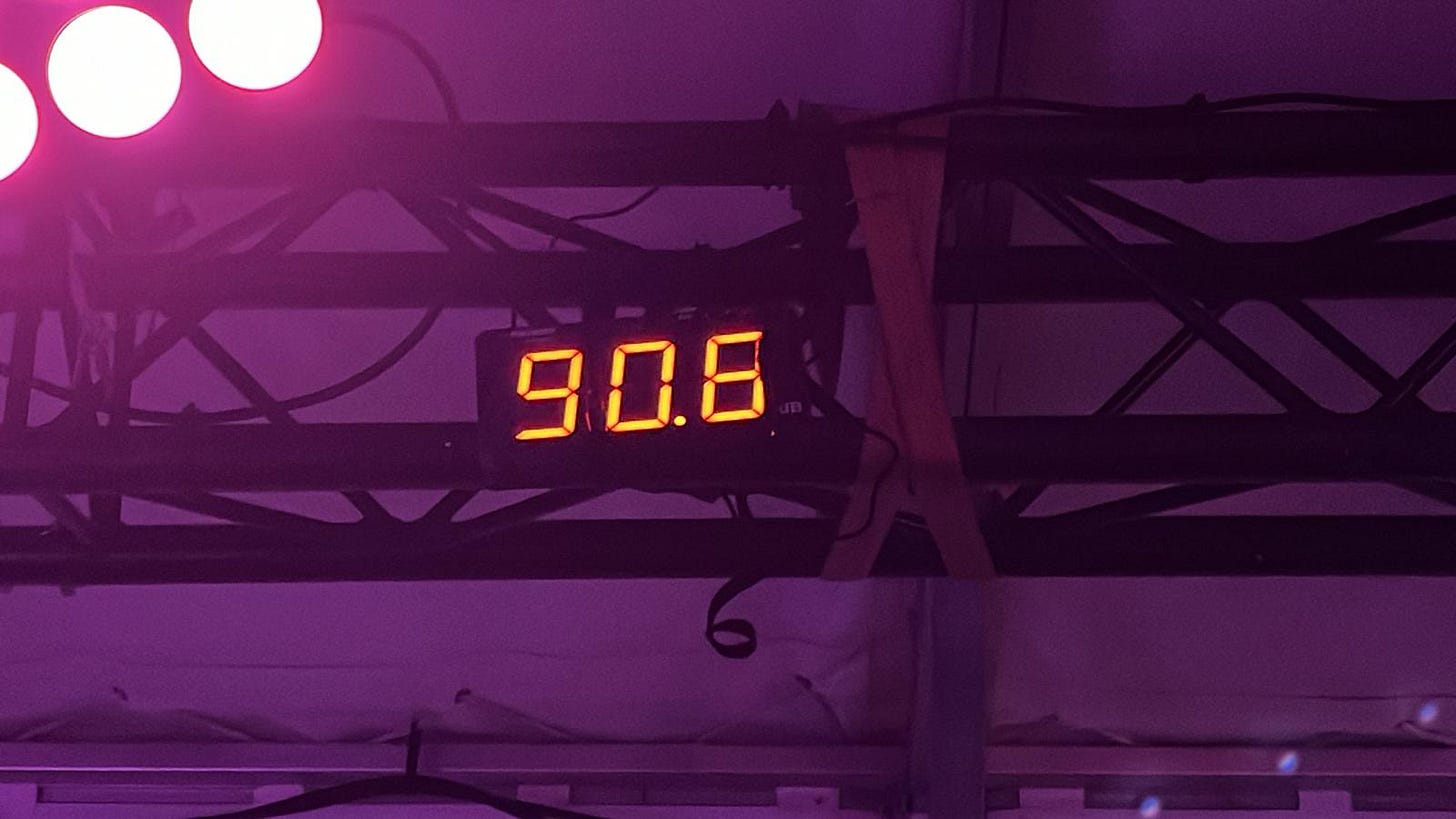 The decibelmetre at 90.6