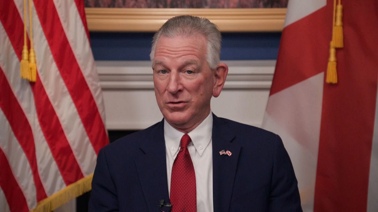Senator Tommy Tuberville speaks to media about the SAVE Act. Spectrum News/Sen. Tommy Tuberville Senator Tommy Tuberville speaks to media about the SAVE Act. Spectrum News/Sen. Tommy Tuberville