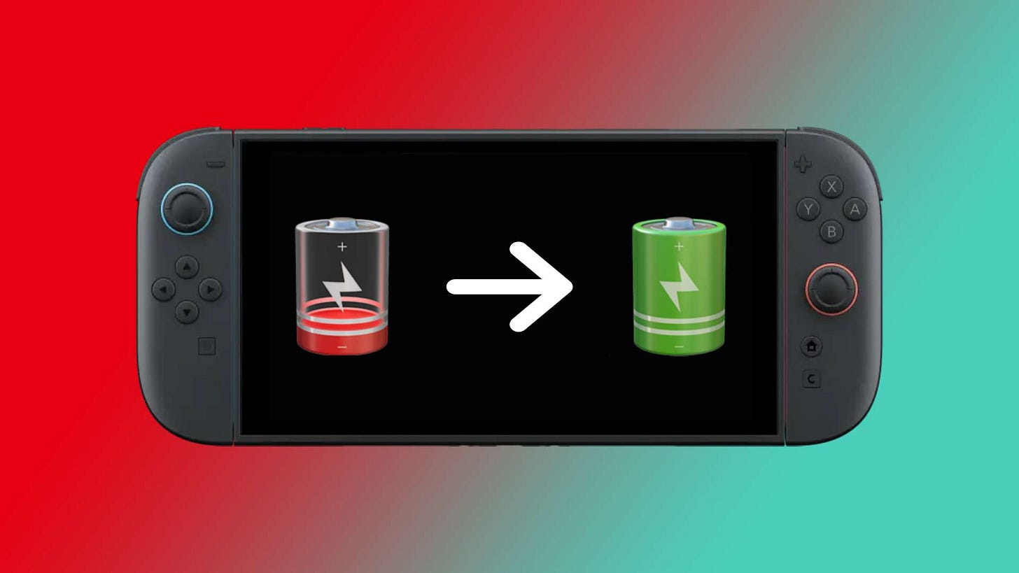 Nintendo Switch 2 battery life fix