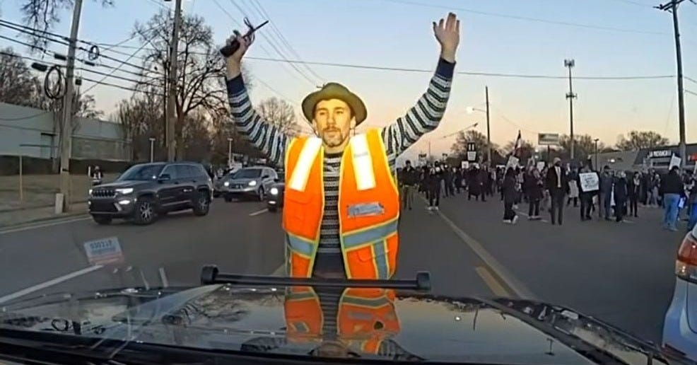 Tennessee Highway Patrol says viral claim of trooper hitting protester in  Memphis is false