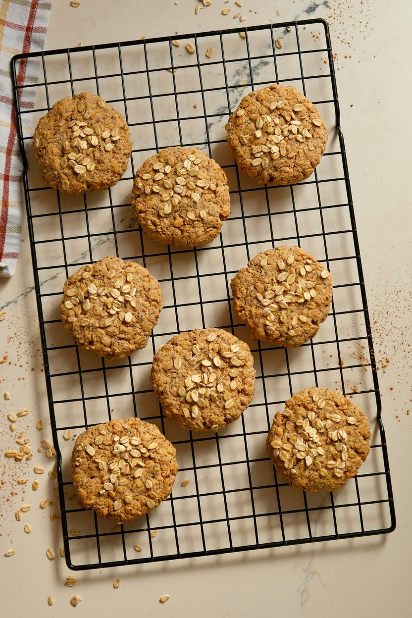 High-Fiber Oat and Chia Breakfast Cookies