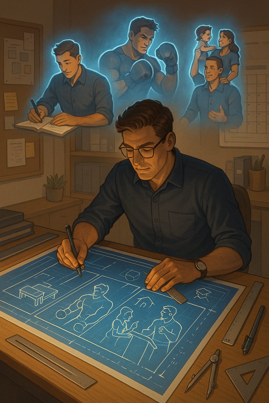 AI generated image for prompt: A person as an architect or de...