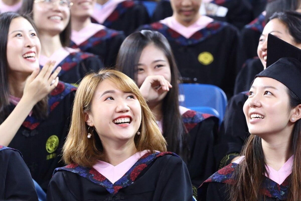Graduation ceremony at Peking University. Image credit : South China Morning Post Graduation ceremony at Peking University. Image credit : South China Morning Post