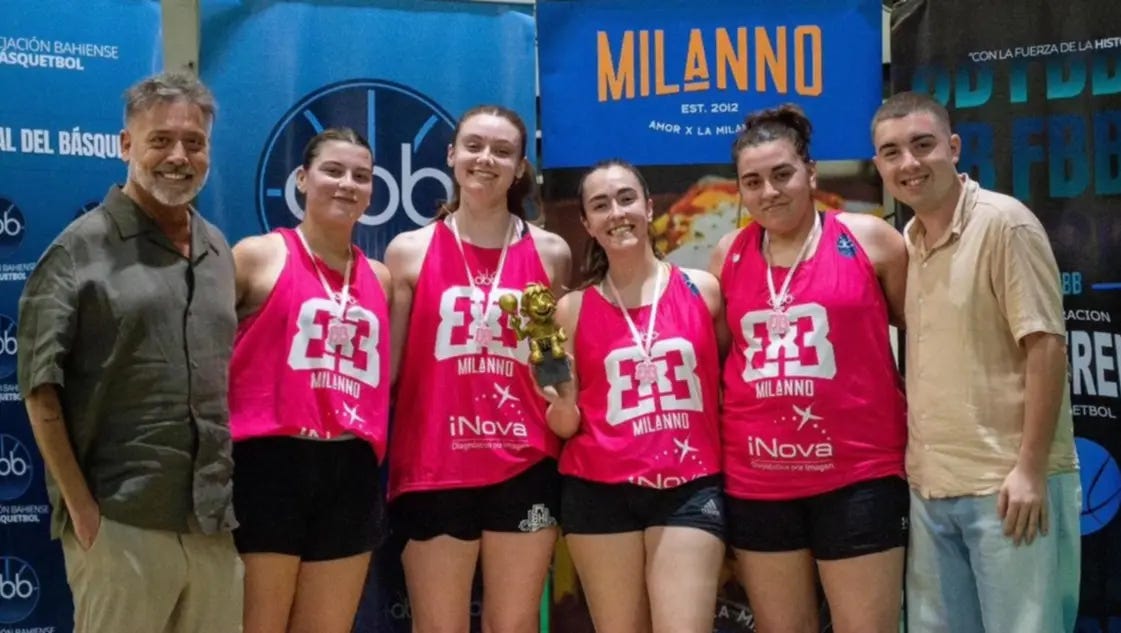 Sportivo campeón del 3x3 Milanno Femenino, en una jornada a pura energía y compromiso