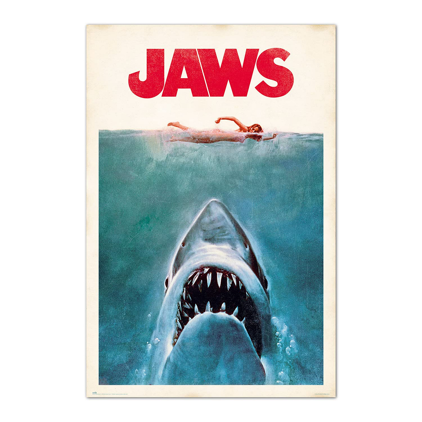 Grupo Erik: Lo Squalo Poster da Parete | Jaws, 61x91,5cm, Carta Lucida |  Incorniciabile, da Muro | Steven Spielberg : Amazon.it: Casa e cucina