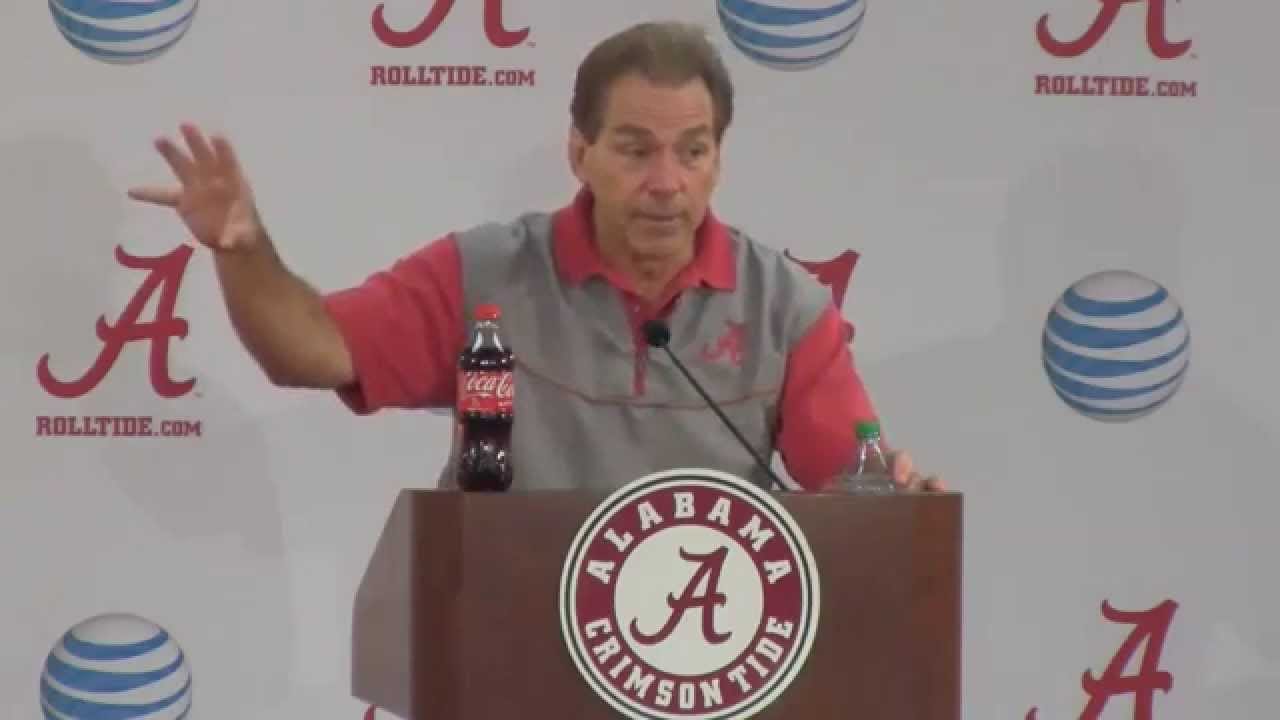 Nick Saban gets fired up, spews profanity about overlooking Charleston  Southern