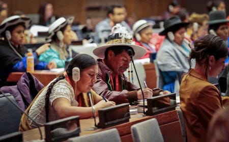 Délégués au Forum de l'ONU des droits indigènes Délégués au Forum de l'ONU des droits indigènes