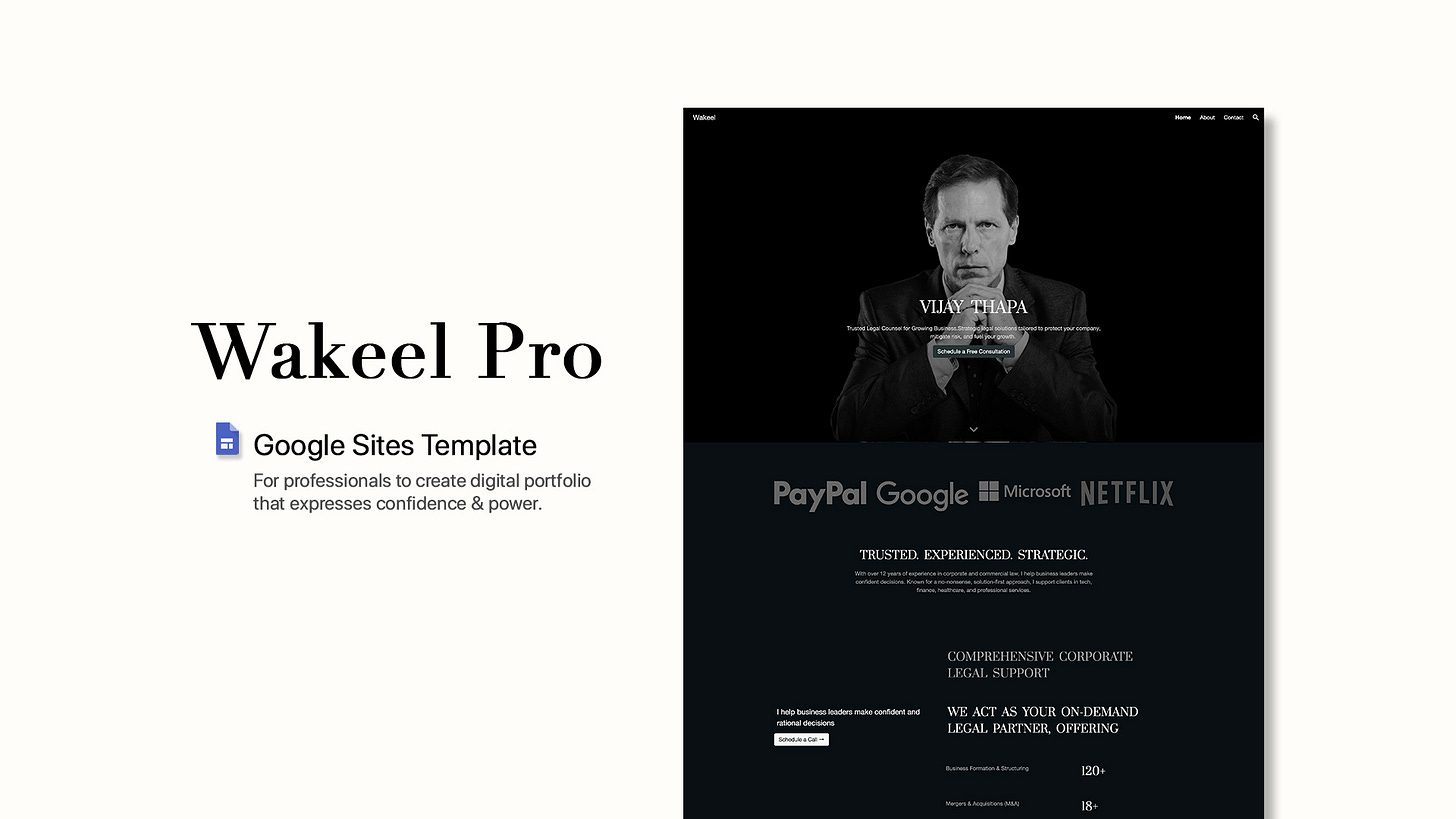 Wakeel Pro Google Sites Templates by Vijay Thapa Wakeel Pro Google Sites Templates by Vijay Thapa