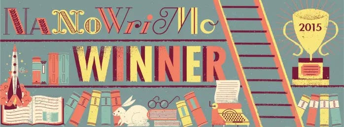nanowrimo winner and nanowrimo shirt 2015