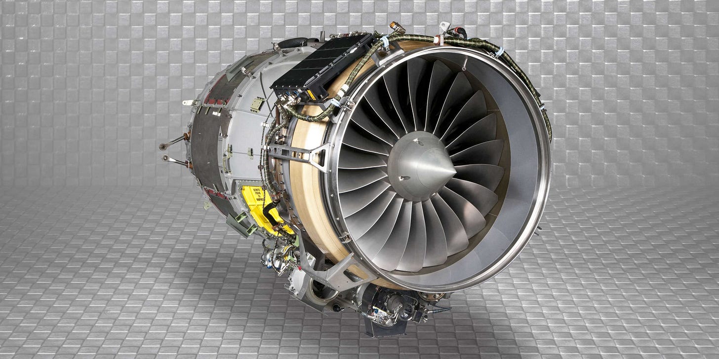 Honeywell HTF7000 turbofan engine