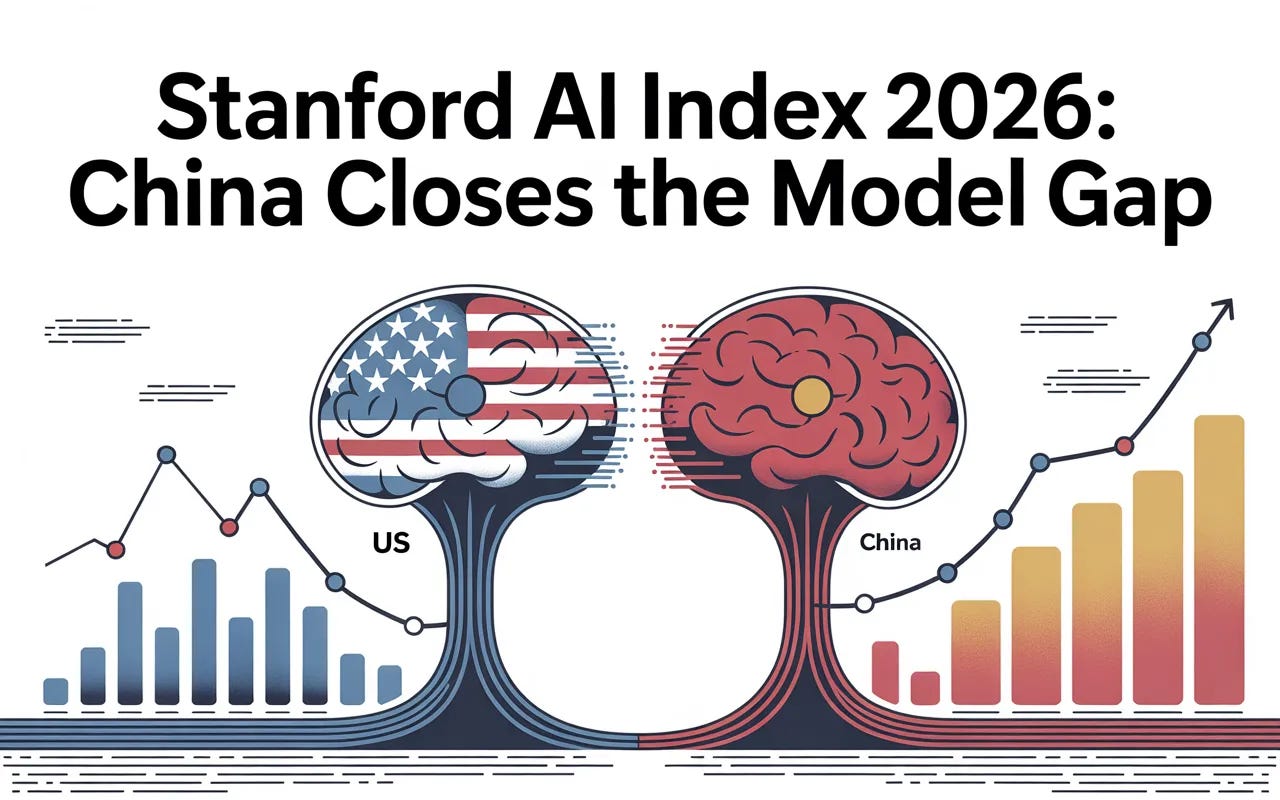 China closes the AI model gap but trails the U.S. on investment and ...