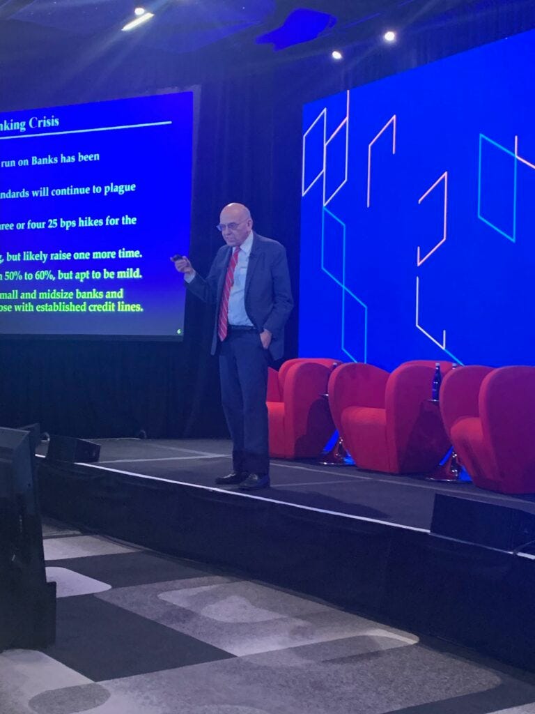 Professor Jeremy Siegel gave a graduate level lecture on monetary policy Professor Jeremy Siegel gave a graduate level lecture on monetary policy
