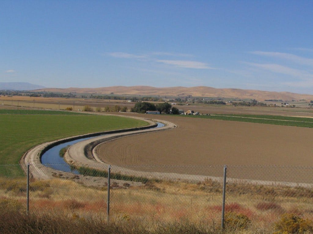 Scenic Vista between Vale and Ontario, Oregon, U.S. Route 26