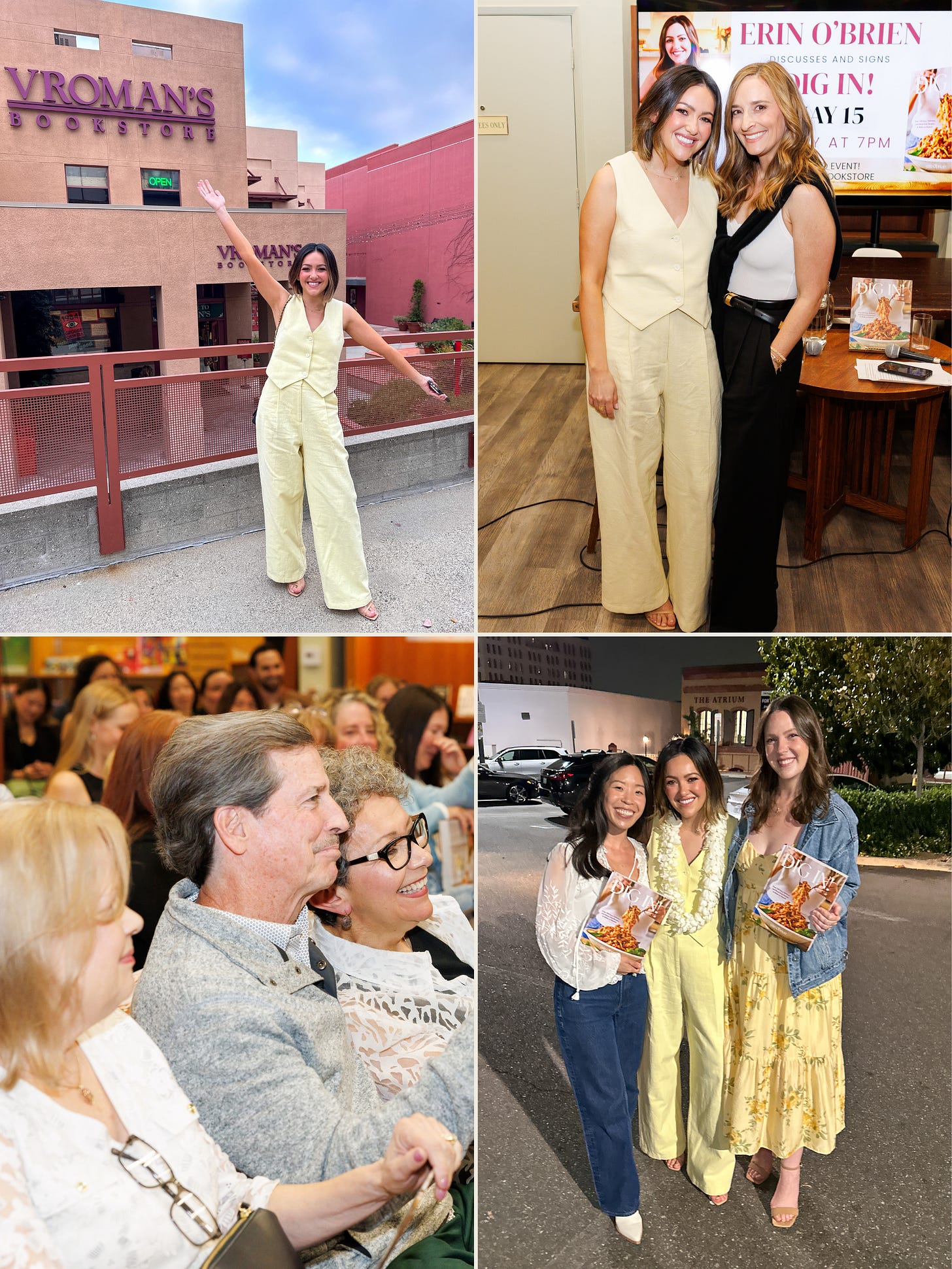 New York Times Bestselling cookbook author of Dig In!, Erin O'Brien, hosting her book tour stop at Vroman's Bookstore in Pasadena, California New York Times Bestselling cookbook author of Dig In!, Erin O'Brien, hosting her book tour stop at Vroman's Bookstore in Pasadena, California