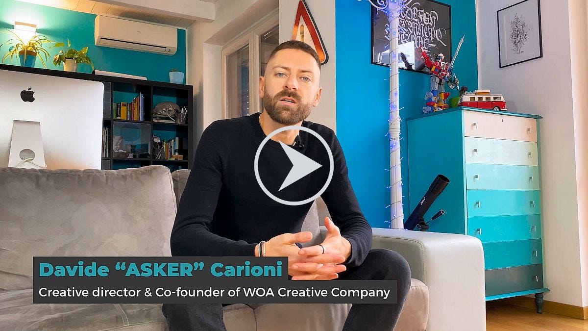 davide asker carioni creative director e co-fondatore di woa creative company parla di AR davide asker carioni creative director e co-fondatore di woa creative company parla di AR