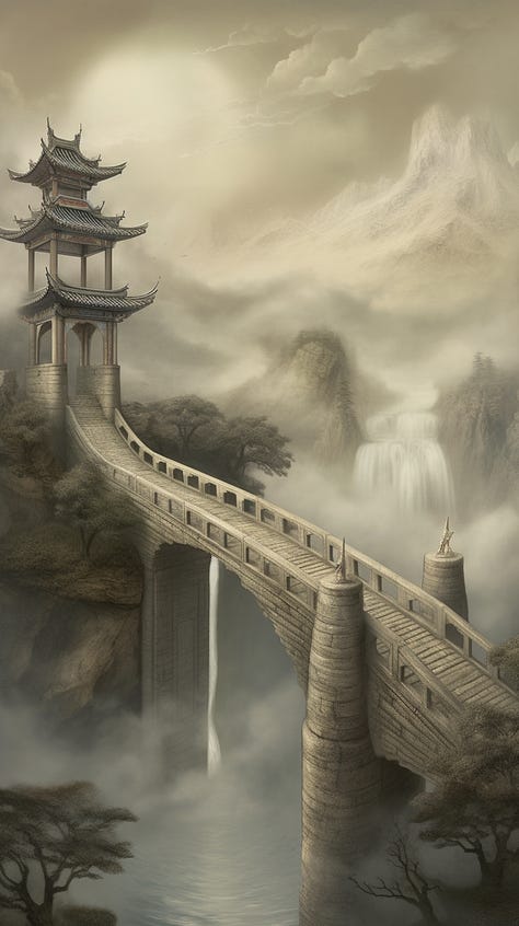 Nature shrouded in mist