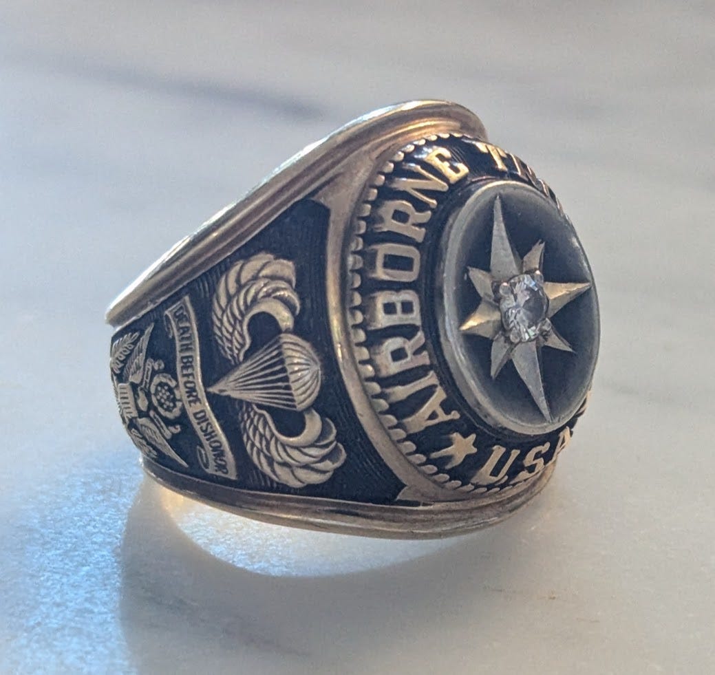 US paratrooper ring sold to my grandmother when she was in Vietnam