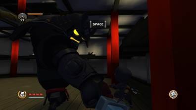 A video game screen shot of a person in a black suit

AI-generated content may be incorrect.