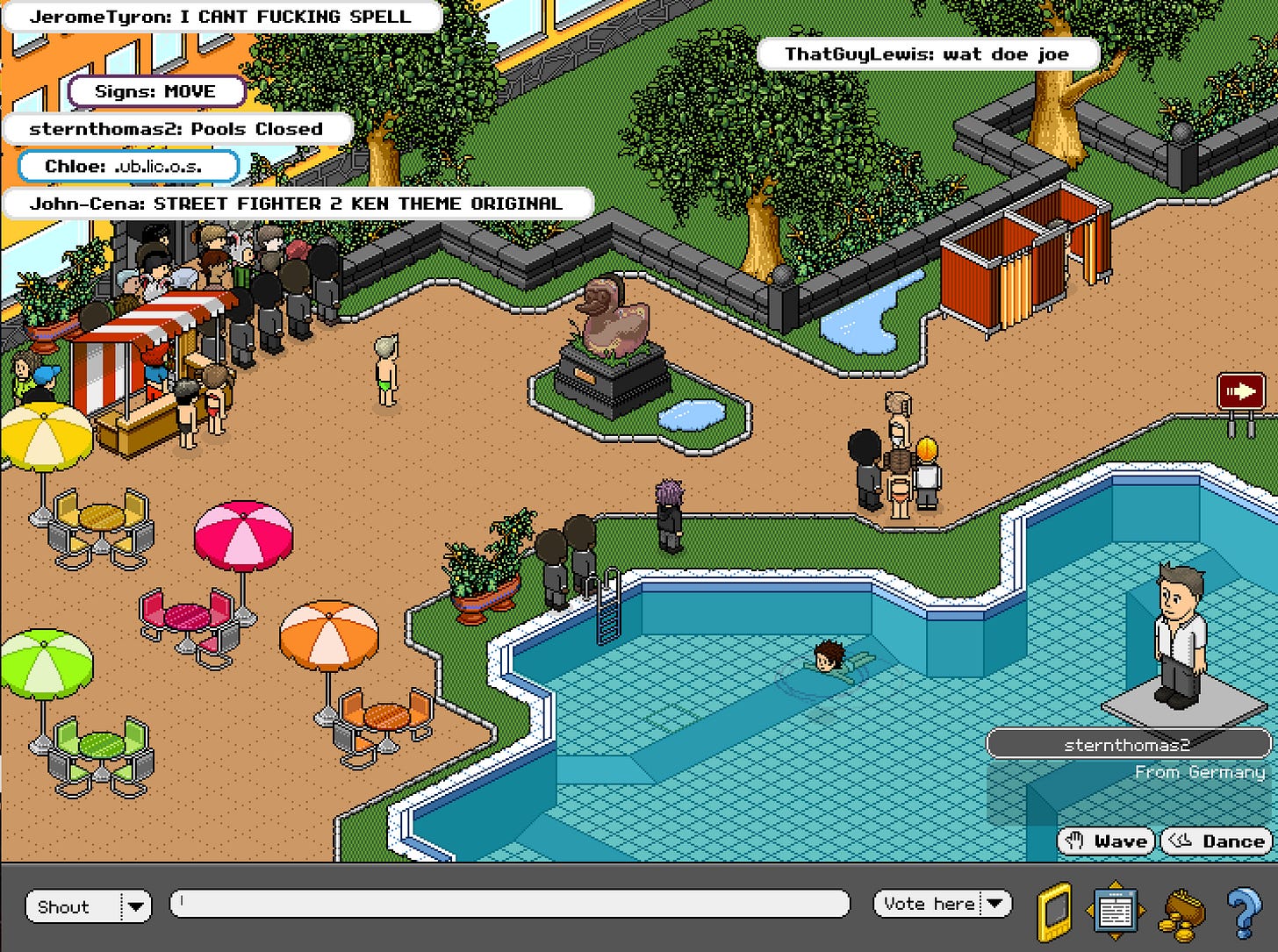 sternthomas2 on X: "Pools Closed! Just like i remember it hahaha #habbo https://t.co/rYqLlQxWb1" / X sternthomas2 on X: "Pools Closed! Just like i remember it hahaha #habbo https://t.co/rYqLlQxWb1" / X