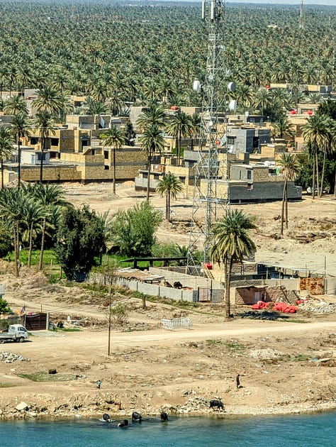 Saddam Hussein palace Babylon