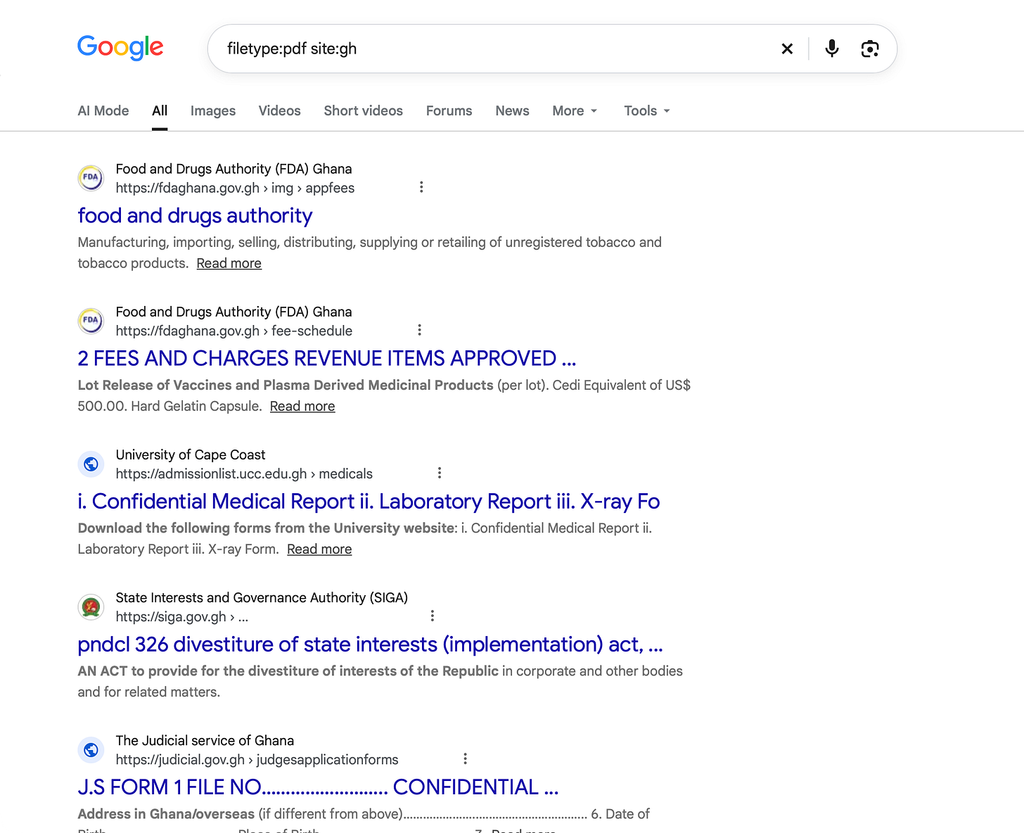 Google: filetype:pdf site:gh Google: filetype:pdf site:gh