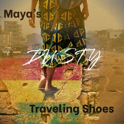 Maya's Dusty Traveling Shoes