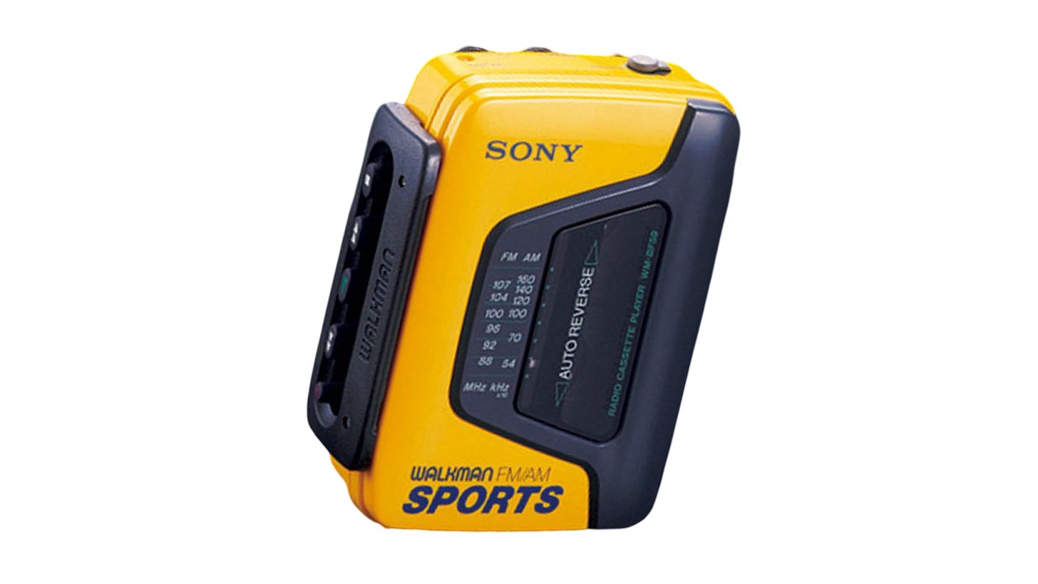Walkman Sony Sports WM-FS493 radio AM-FM 1 - Photo, audio & vidéo