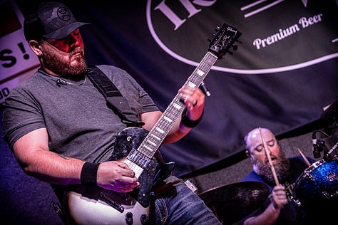 Anthony Montes, Guitar, The Hard Times / all photos by author