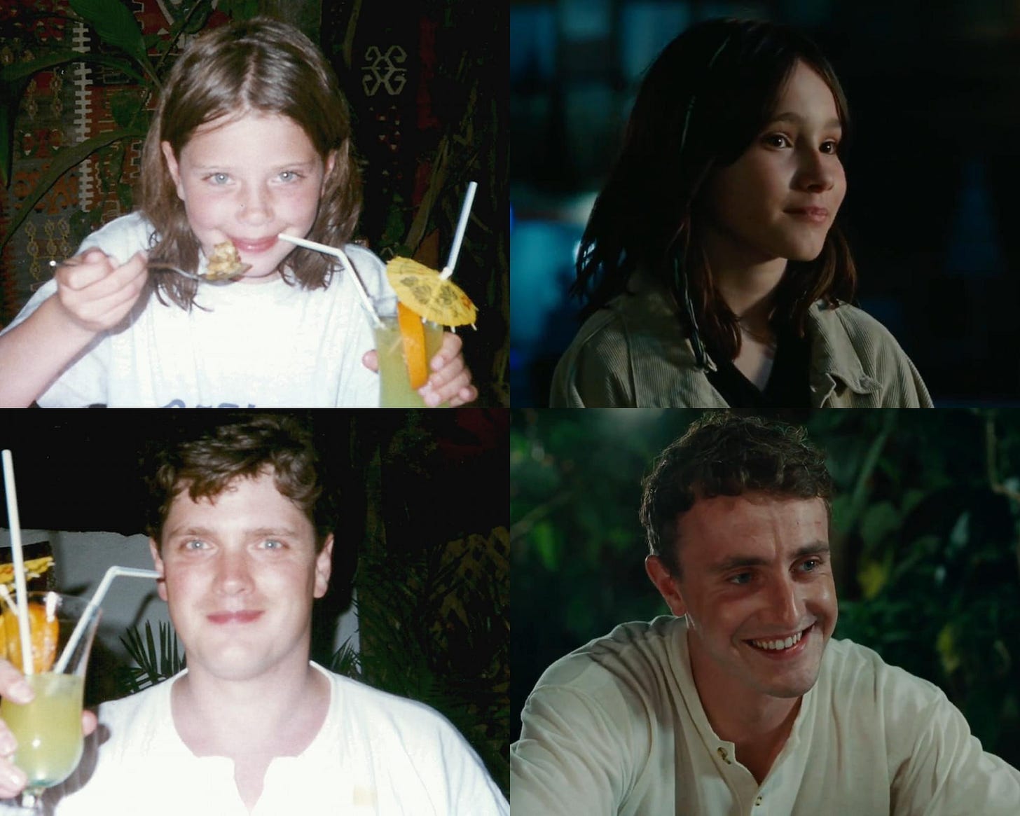 Director Charlotte Wells and her father compared to Frankie Corio and Paul  Mescal in Aftersun : r/A24