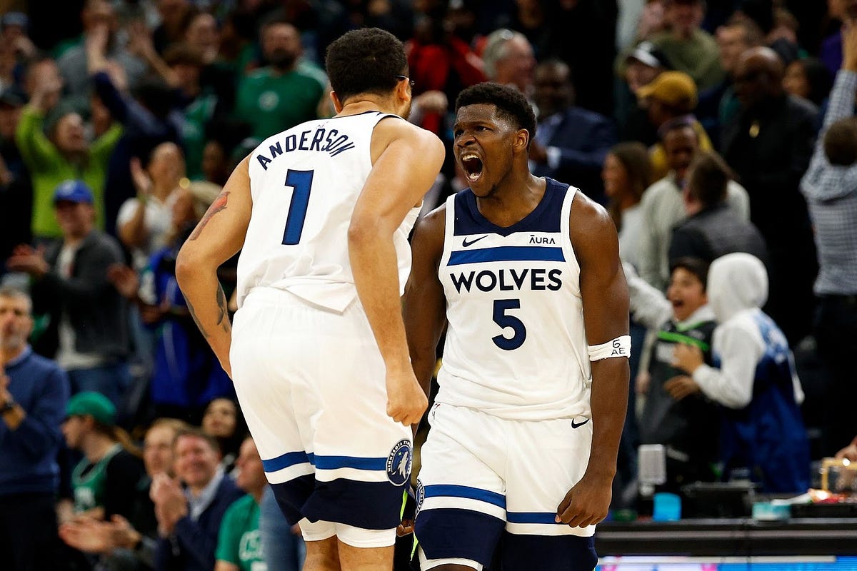 We’re all witnessing the meteoric rise of Anthony Edwards. Can he carry the Wolves to the next level? DAVID BERDING/GETTY IMAGES