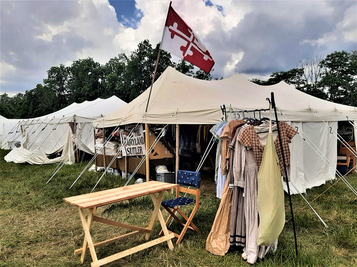 sutler camps.
