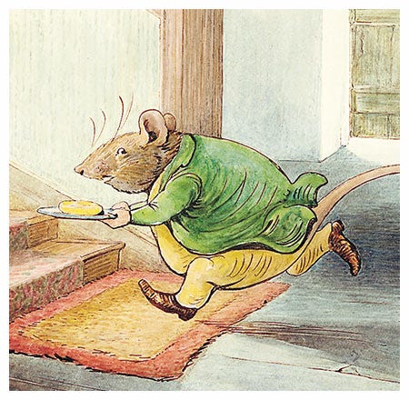 chib on Twitter: "I want to be the beatrix potter illustration of a fat rat  stealing cheese https://t.co/Va9ZCIK753" / Twitter