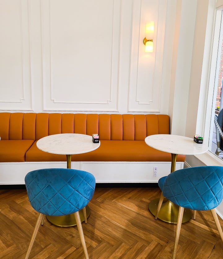 Chez Marie interior dining space