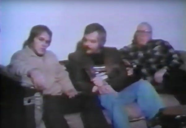Kevin Sullivan and his father, Austin Idol, The Great Mephisto and his crew, Abdullah the Butcher