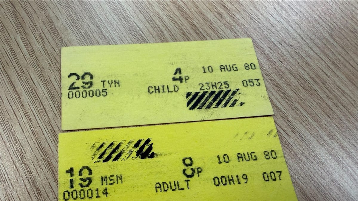 Vintage Metro tickets found on ebay