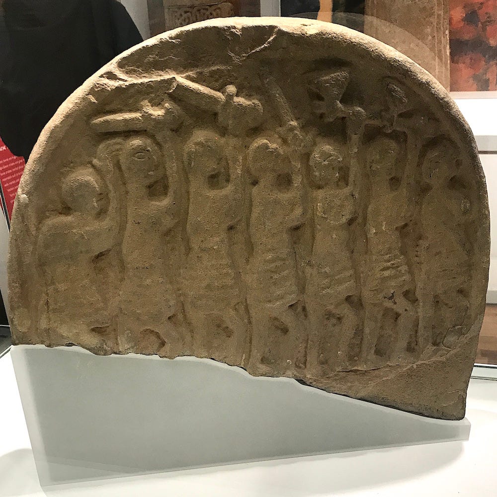 Lindisfarne Stone, the Viking raid at Lindisfarne