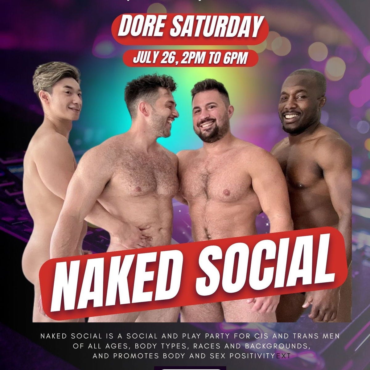 cover photo for Dore Saturday NAKED SOCIAL