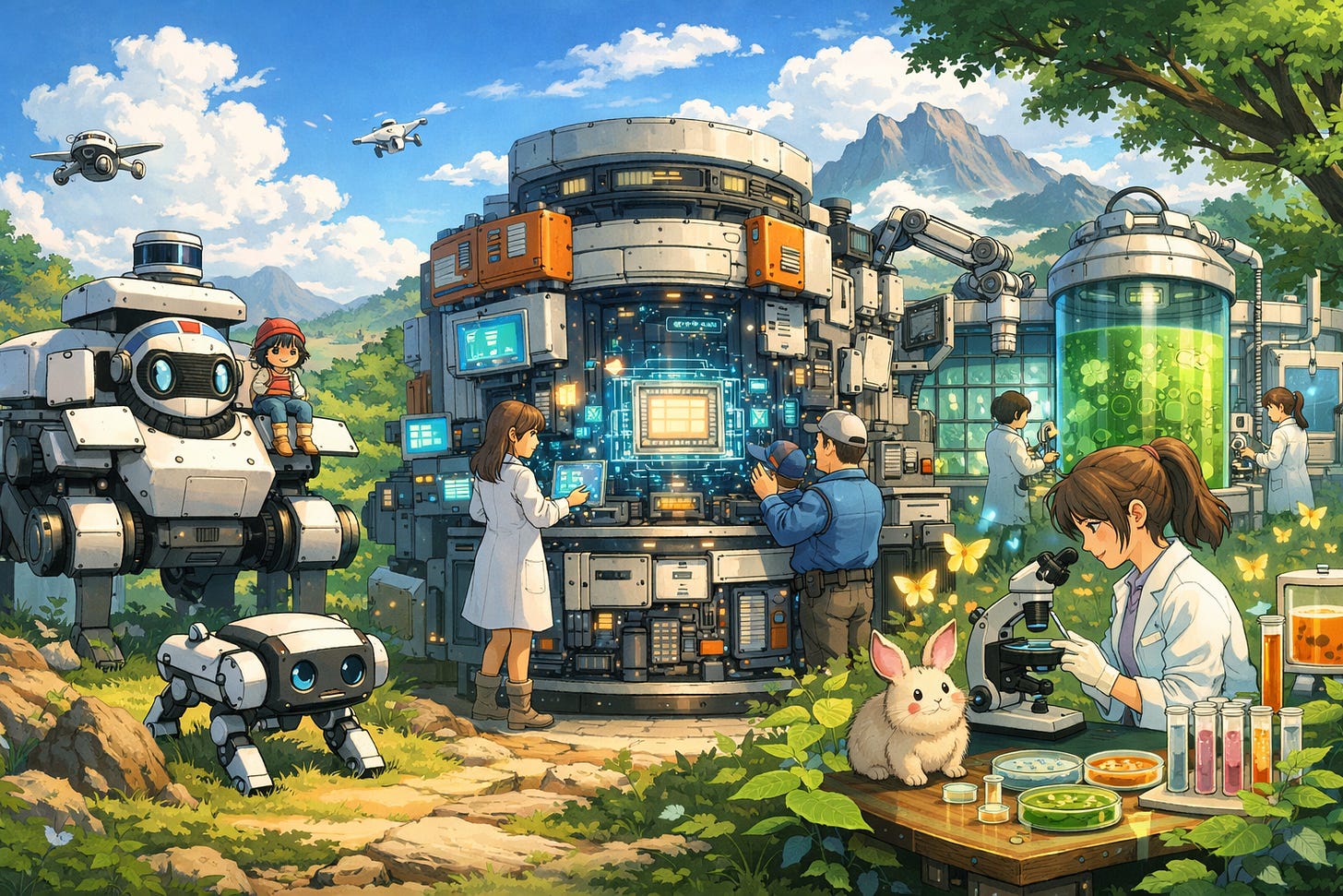 Ghibli tech‑biotech fusion