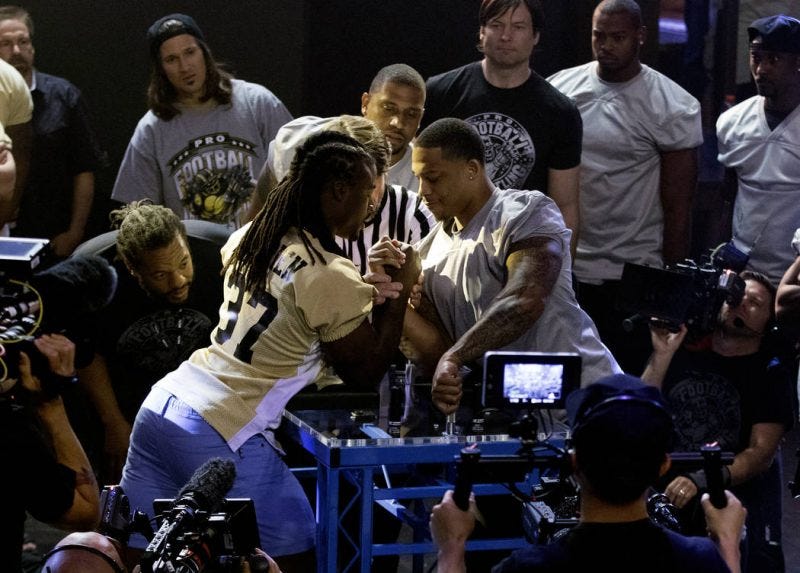 nfl players fined for arm wrestling 2017 nfl players fined for arm wrestling 2017
