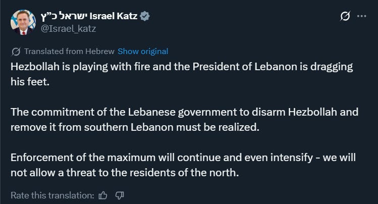 After a year of violations, Israel intensifies bombing of Lebanon as another war looms - Palestine Will Be Free