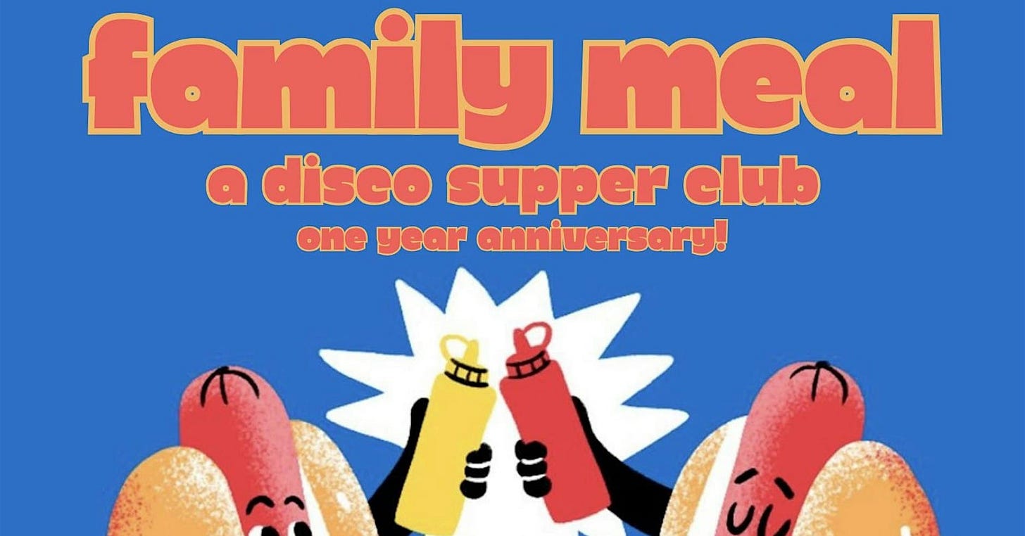 Family Meal * One Year Anniversary*