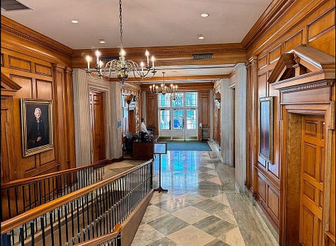 East Wing before demolition. New Epstein Ballroom