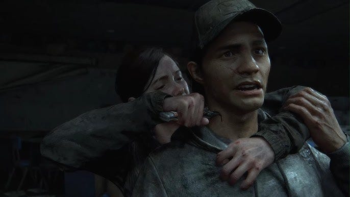 The Last Of Us Part 2 Remastered - Dina Saves Ellie & Then Kills Jordan -  YouTube