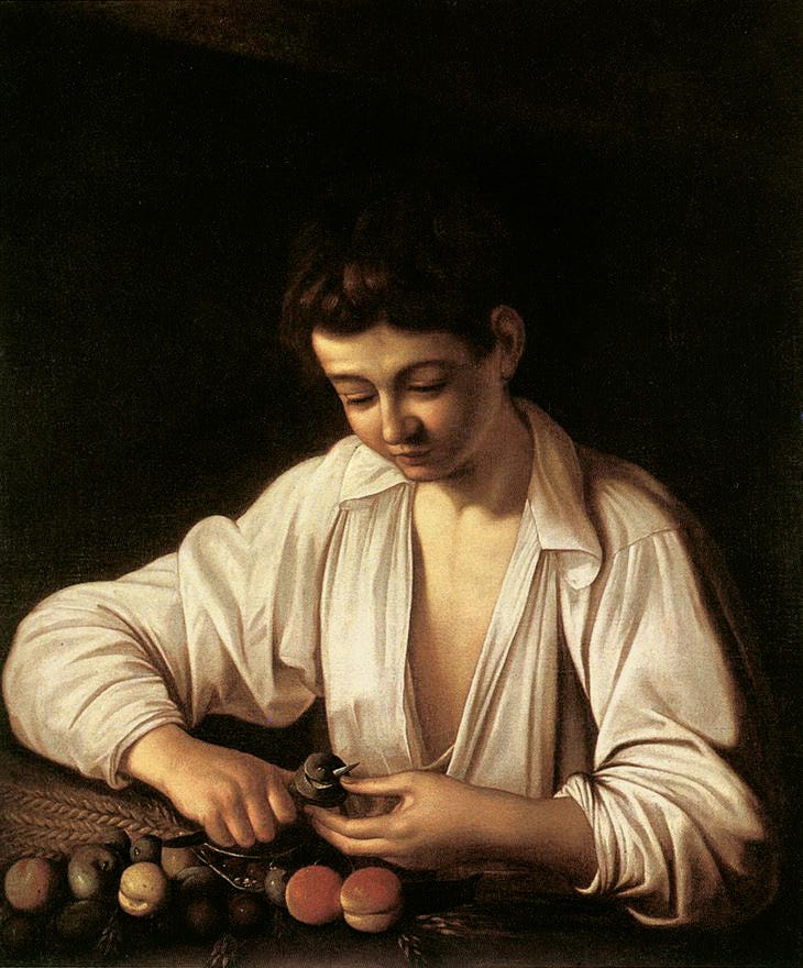 Boy Peeling Fruit - Wikipedia