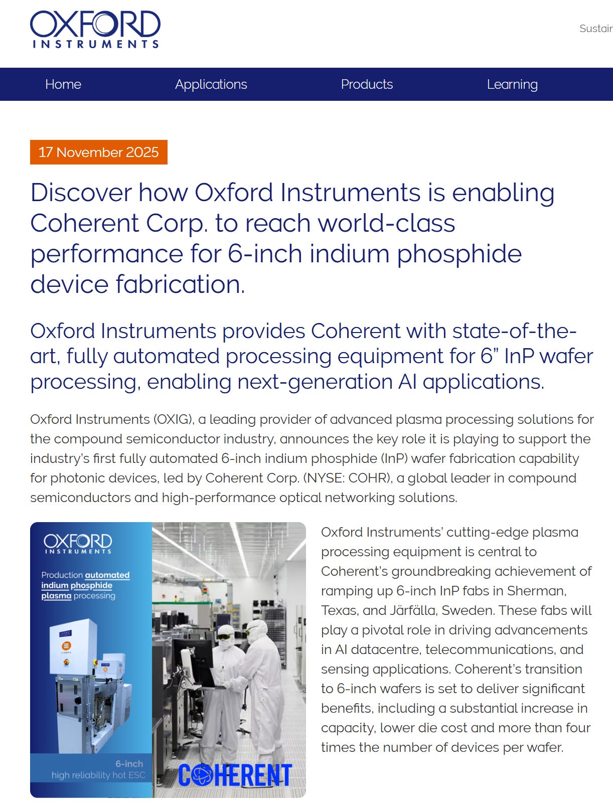 The 6 Companies Behind Coherent and Lumentum: The Real Leading Edge of ...