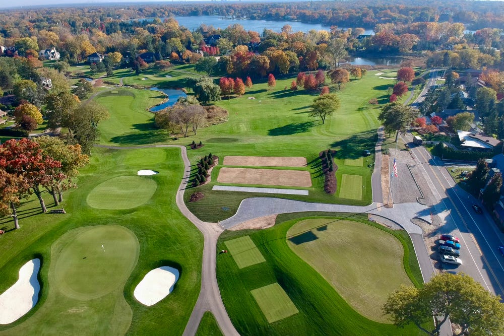 Forest Lake Country Club “Top of the Hill” renovation (Photo: Forest Lake CC)